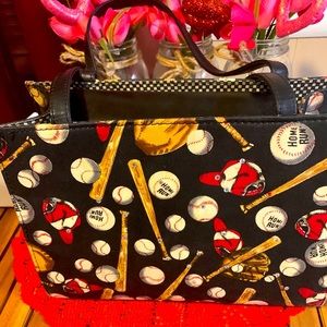 Baseball themed purse